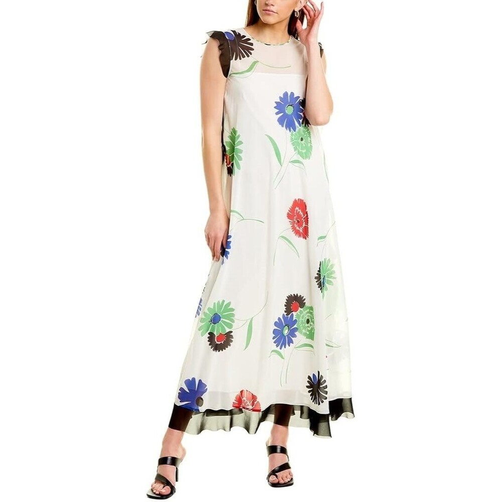 Red Valentino Silk maxi Dress Size: IT 38/ US S white